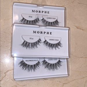 three sets of MORPHE lashes